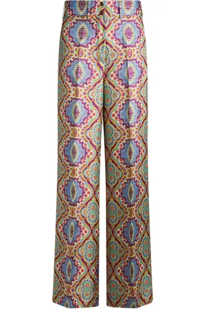 Etro Seidenhose mit Print