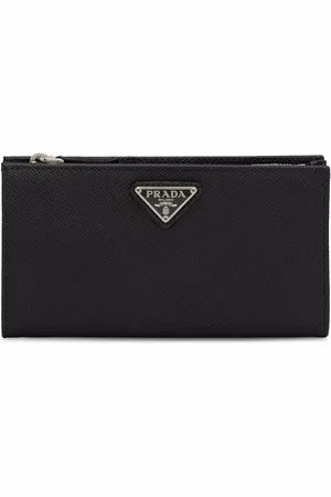 Prada Dreieckiges Portemonnaie mit Logo