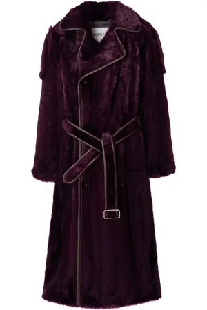 Burberry Trenchcoat aus Faux Fur