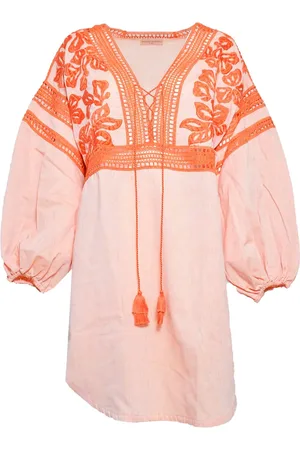 ERMANNO SCERVINO Floral-embroidered mini dress