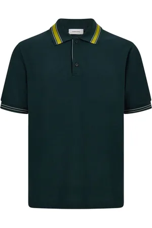 Salvatore Ferragamo Poloshirt mit gestreiftem Kragen