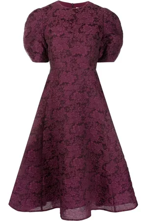 Erdem A-Linien-Kleid mit Blumen-Print