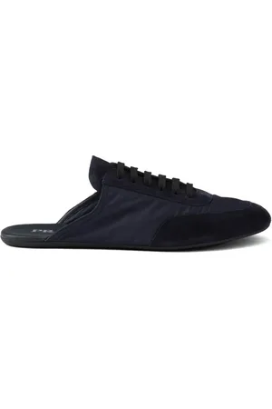 Prada Collapse Re-Nylon Sneakers aus Wildleder