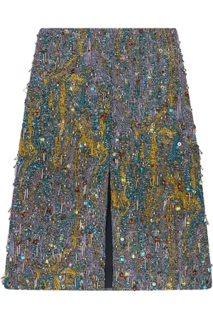 DRIES VAN NOTEN Minirock mit Jacquardmuster