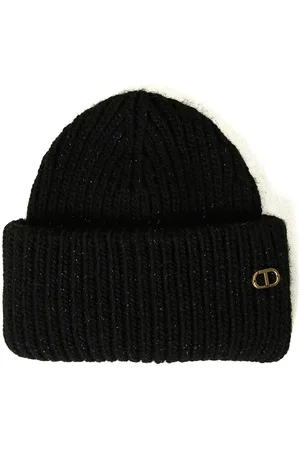 Twin-Set Gerippte Oval T Beanie