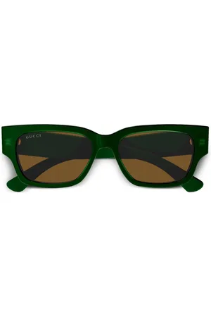 Gucci Sonnenbrille mit eckigem Gestell
