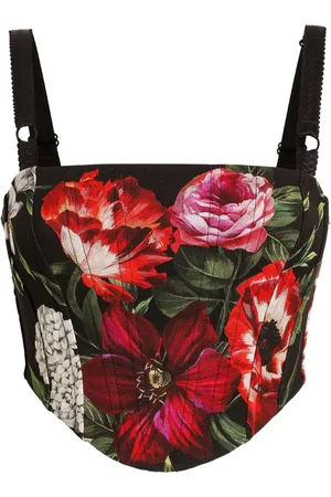 Dolce & Gabbana Top mit Blumen-Print