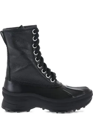 Jil Sander Bikerstiefel mit Schnürung
