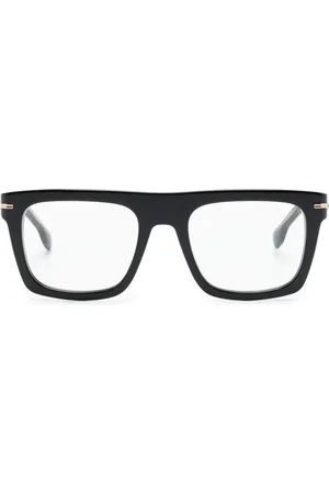 HUGO BOSS Brille in Glanzoptik mit D-Gestell