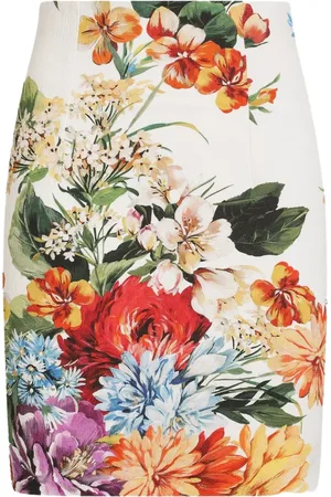 Dolce & Gabbana Minikleid mit Blumen-Print