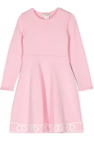 Twin-Set Gestricktes Jacquard-Oval T Kleid