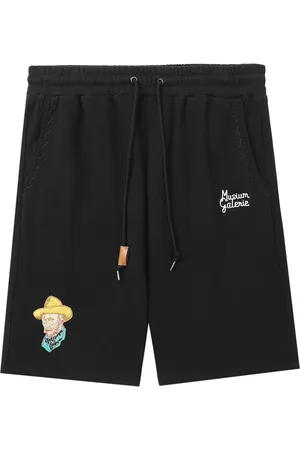 Musium Div. Joggingshorts mit Van Gogh-Applikation
