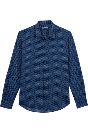 Vilebrequin Hemd mit Fishnet-Print