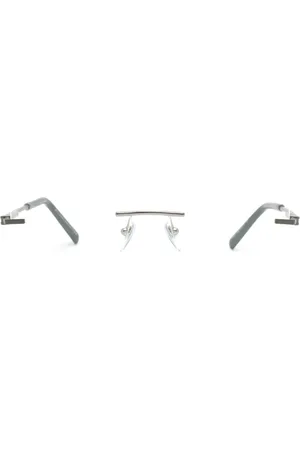 Bvlgari Brille mit transparentem Gestell