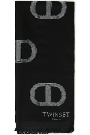 Twin-Set Schal mit Logo-Print