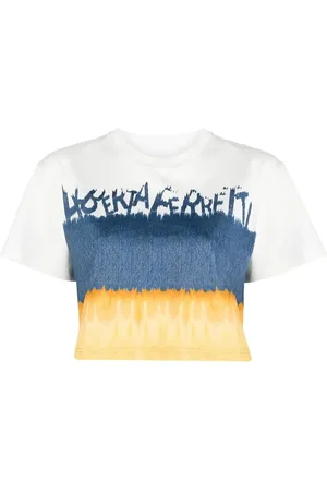 Alberta Ferretti T-Shirt mit Batikmuster