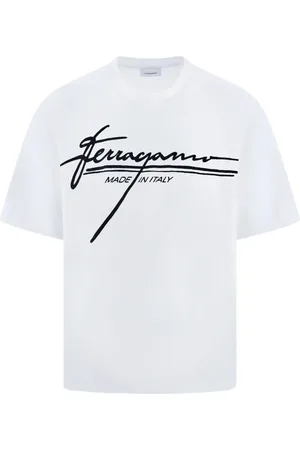 Salvatore Ferragamo T-Shirt mit Logo-Print