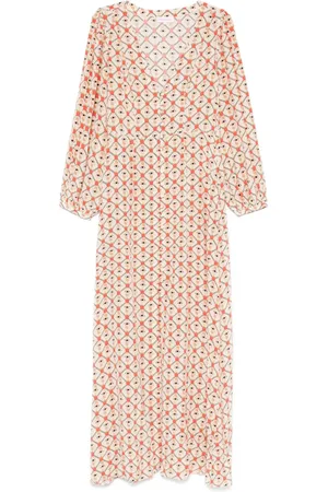 Muzungu Sisters Maxikleid mit grafischem Print