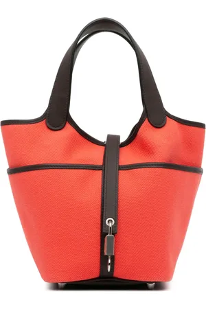 Hermès 2022 Toile Goeland Swift Cargo Picotin Lock Handtasche 18cm