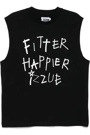 Izzue Trägershirt mit grafischem Print