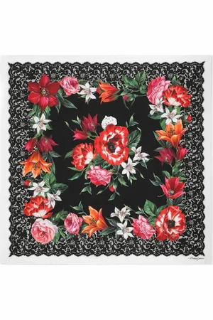 Dolce & Gabbana Schal mit Blumen-Print