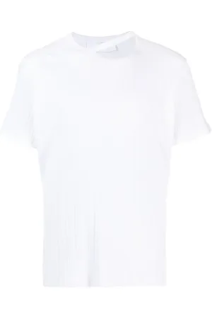 LGN LOUIS GABRIEL NOUCHI Plissiertes T-Shirt mit Cut-Outs