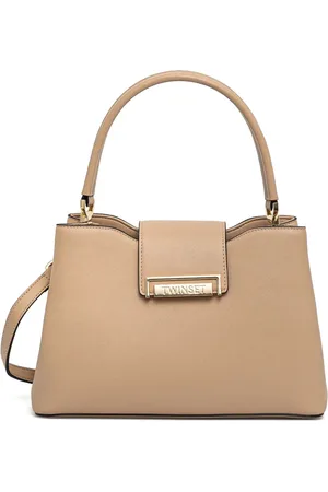 Twin-Set Handtasche mit Logo-Schild