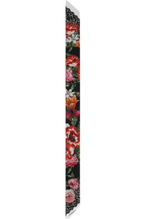 Dolce & Gabbana Stirnband mit Blumen-Print