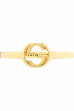 Gucci 18kt Gelbgoldring mit GG