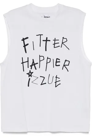 Izzue Trägershirt mit grafischem Print