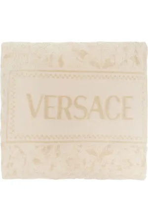 VERSACE Logo-jacquard bath mat