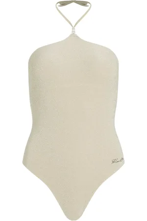 Karl Lagerfeld Badeanzug mit Neckholder