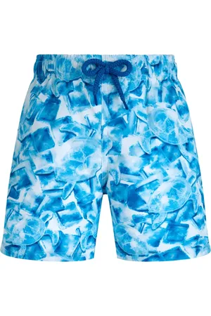 Vilebrequin Leichte Iced Turtles Badeshorts