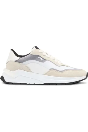 HUGO BOSS Sneakers mit Wildledereinsätzen