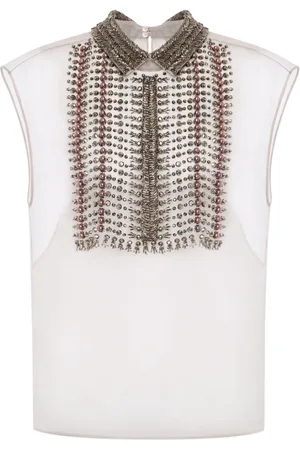 Alberta Ferretti Top mit Pailletten