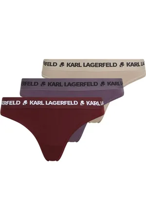Karl Lagerfeld Tangas mit Logo-Print (3er-Set)