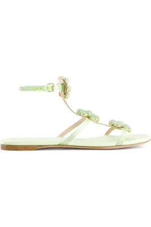 Giambattista Valli Sandalen mit Blumenapplikation