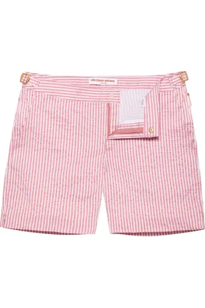 Orlebar Brown Bulldog Badeshorts aus Streifen-Jacquard