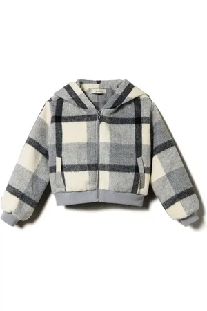 Twin-Set Kapuzenjacke mit Karomuster