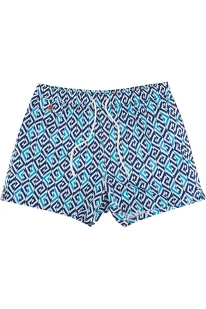 Kiton Badeshorts mit geometrischem Muster