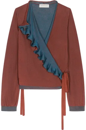 DRIES VAN NOTEN Gerüschter Pullover