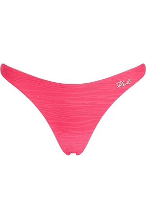 Karl Lagerfeld Bikinihöschen mit Logo-Schild