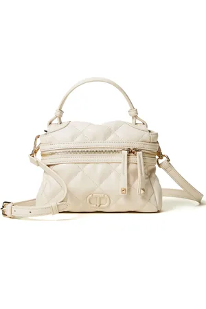 Twin-Set Gesteppte Handtasche mit Logo-Schild