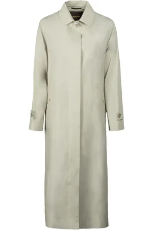 MOORER Button-down trench coat