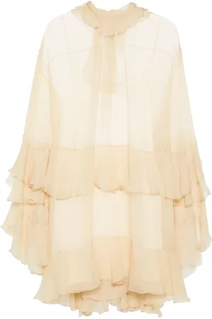 Chloé Minikleid mit Rüschen