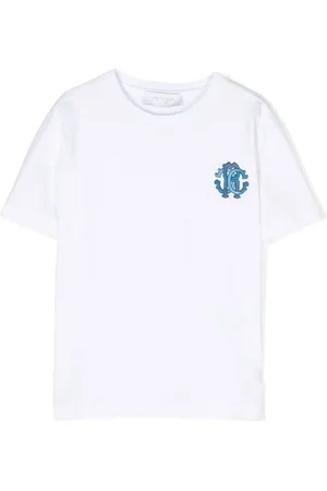 Roberto Cavalli T-Shirt mit Logo-Stickerei