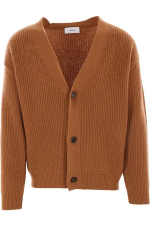 LARDINI Cardigan mit V-Ausschnitt