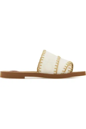 Chloé Woody Slipper aus Canvas