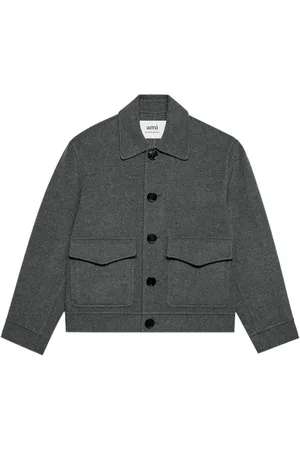 Ami Jacke mit klassischem Kragen