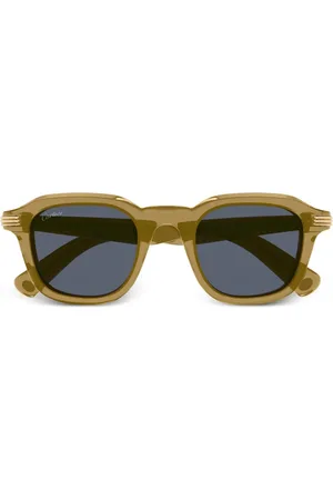 Cartier Sonnenbrille mit eckigem Gestell